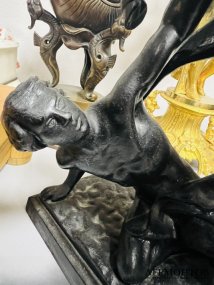 Скульптура «Упавший всадник». Чугун, Кусинский завод, СССР, 1970–1989 годы
