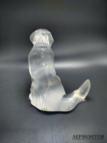 Статуэтка «Ретривер». Хрусталь, Lalique, Франция