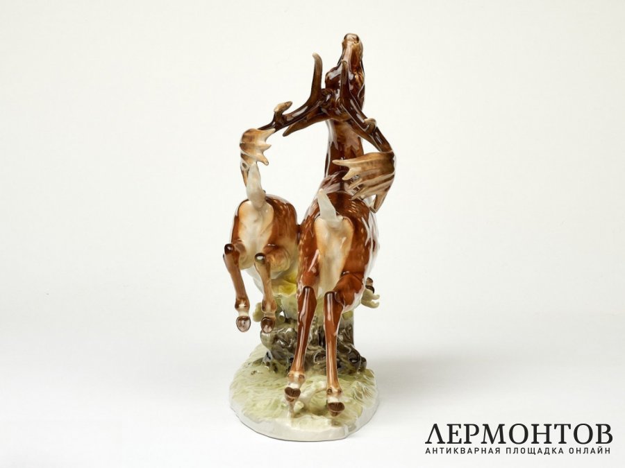 Статуэтка «Олени». Фарфор, Hutschenreuther, Германия, 1968–1970 годы