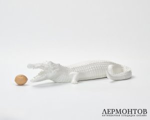 Статуэтка «Крокодил». Керамика, G.B.C. Ceramiche, Италия, 1970-е годы