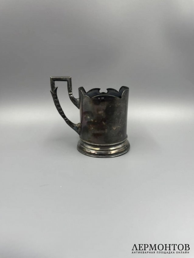 Подстаканник в стиле модерн. Серебро 84 пробы, И. Прокофьев, Россия, 1908–1917 годы