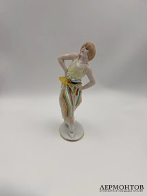 Статуэтка «Юмореска» (танцовщица Ло Хессе). Фарфор, роспись, Rosenthal, Германия, 1922 год