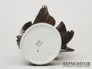 Статуэтка «Ссорящиеся зяблики». Фарфор, Rosenthal, Германия, 1973 год
