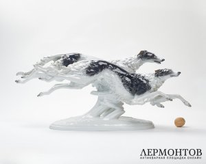 Статуэтка «Борзые». Фарфор, Rosenthal, Германия