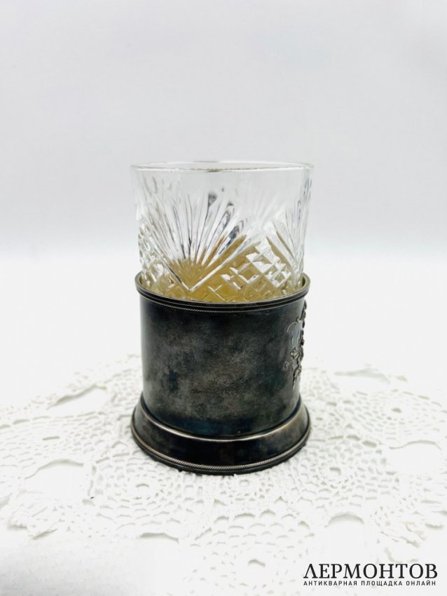 Подстаканник. Серебро 84 пробы, Г. Клингерт, Россия, 1899–1908 годы