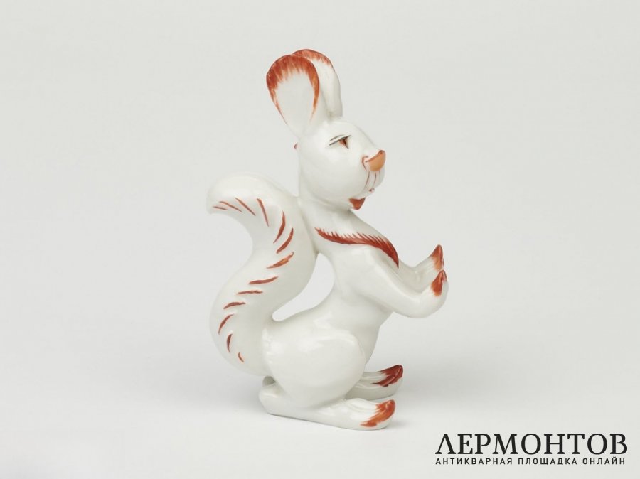 Статуэтка «Белка». Фарфор, Dressel, Kister & Co, Германия, 1902–1904 годы