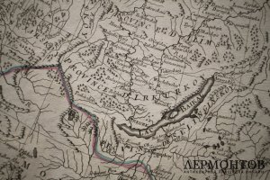 Карта. Восточная часть Российской империи в Азии. Жиль Вогонди. Венеция, 1780 год.