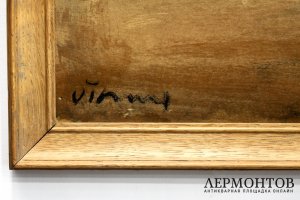 Картина. Сильвен Виньи. Городской пейзаж