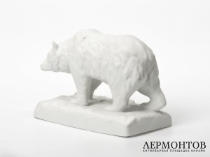 Статуэтка «Медведь». Фарфор, Tettau, Германия, после 1968 года