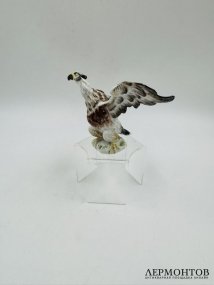 Статуэтка «Орёл». Фарфор, роспись, Meissen, Германия, 19 век