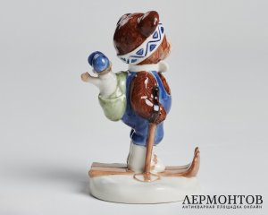Статуэтка «Freddie» из серии Teddy Collection. Фарфор, Bing & Grøndahl, Дания