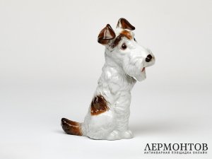 Статуэтка «Скотч терьер». Фарфор, Rosenthal, Германия, 1952 год
