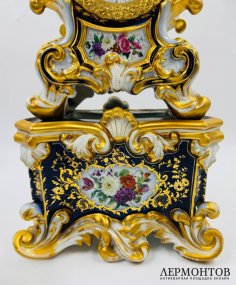 Каминные часы с фигурой путти. Japy Frères, Франция, 1880–1890 годы