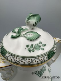 Кофейник «Индийская живопись». Фарфор, роспись, Meissen, Германия, 2-я половина 20 века