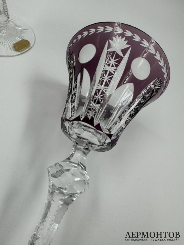 Фужер для крепких напитков. Хрусталь, Echt Bleikristall, Германия, 1960–1970-е годы