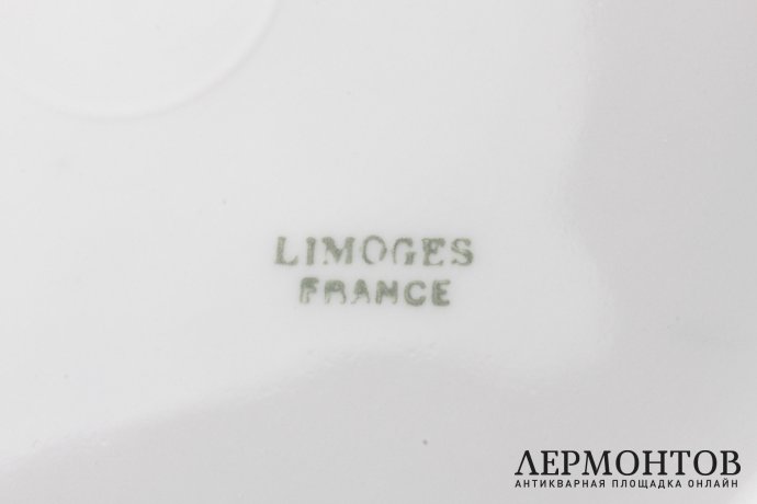Столовый сервиз Limoges. Фарфор, ручная роспись. Франция