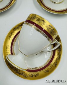 Кофейный сервиз «Скифская пектораль». Фарфор, Tettau, Германия, 2016–2017 годы