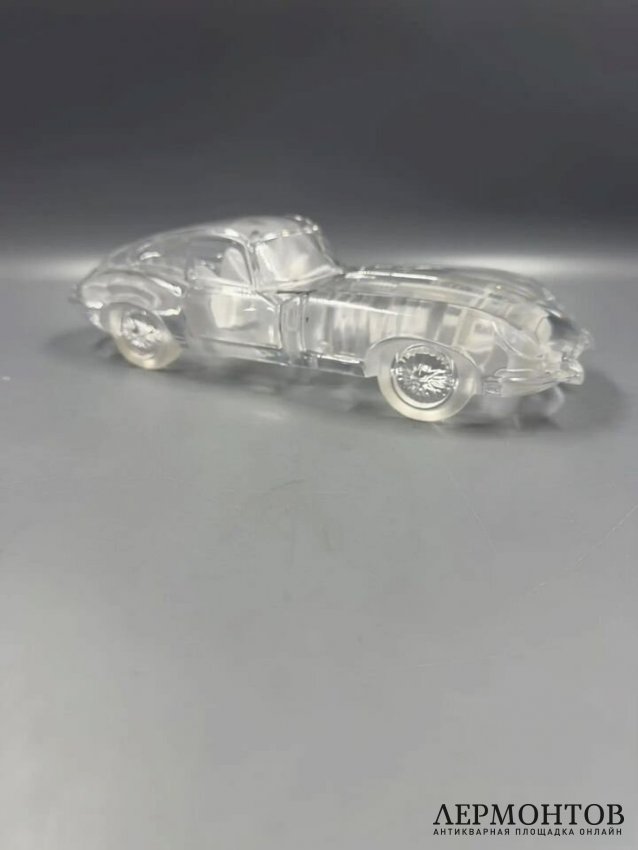 Модель автомобиля «Jaguar E-Type». Хрусталь, Daum, Франция, конец 20 века