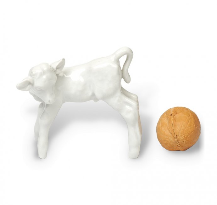 Статуэтка «Теленок». Фарфор, Meissen, Германия, 1930–1940 годы