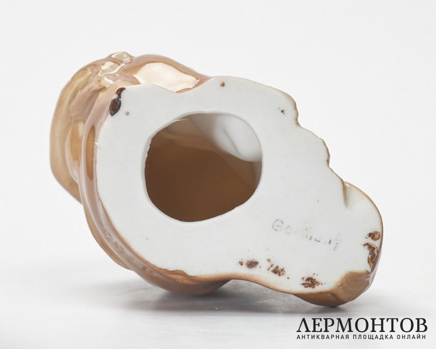 Статуэтка «Обезьяна с детёнышами». Фарфор, Lippelsdorf, Германия, 1950–1970 годы