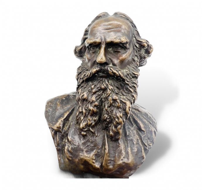 Бюст Л. Н. Толстого. Бронза, Франция, после 1911 года
