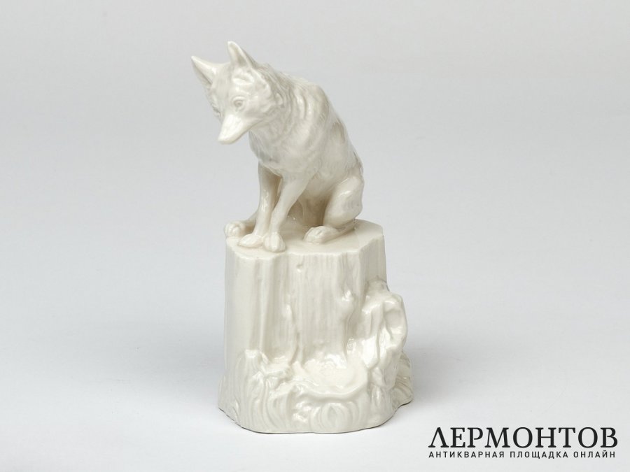 Статуэтка «Лиса». Фарфор, Nymphenburg, Германия, 1976–1996 годы