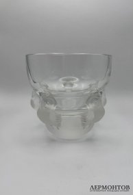 Ваза «Совы». Хрусталь, Lalique, Франция