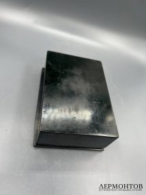 Лаковая шкатулка «Спасская башня и памятник Минину и Пожарскому». Папье-маше, живопись, Федоскино, художник Сидоров, СССР, 1959 год