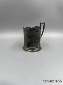Подстаканник в стиле модерн. Серебро 84 пробы, И. Прокофьев, Россия, 1908–1917 годы