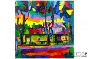 Картина. Вечер в Ашукино, 2006 г. Куценко Алексей Петрович. Холст, масло.