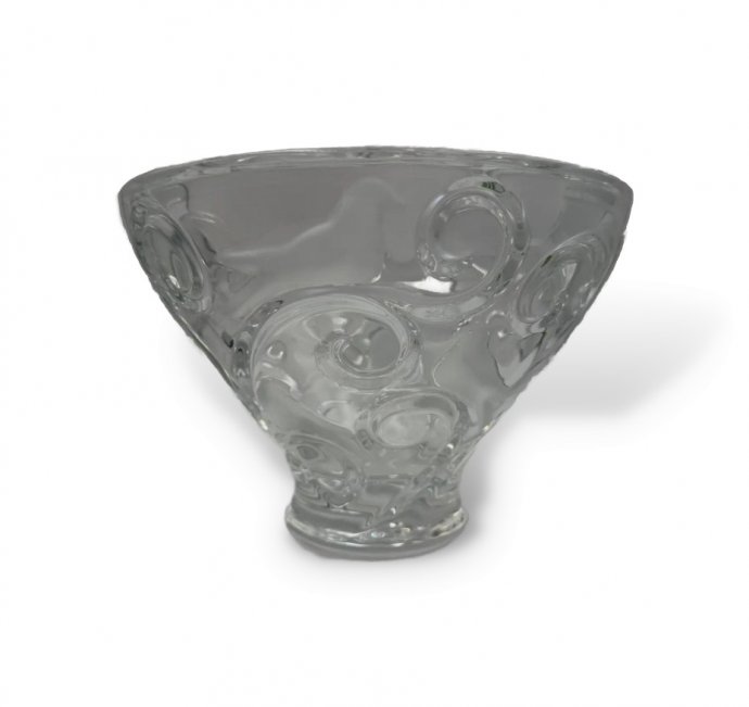 Ваза-чаша «Verone» с голубями. Хрусталь, Lalique, Франция