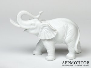 Статуэтка «Слон». Фарфор, Rosenthal, Германия, XX век