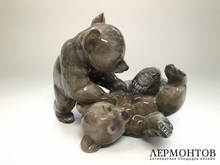 Статуэтка «Медведи». Фарфор, Rosenthal, Германия, 1960 год