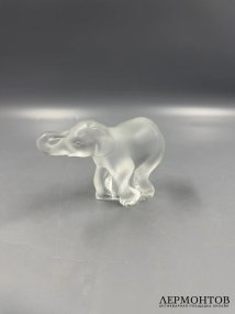 Статуэтка «Слонёнок». Хрусталь, Lalique, Франция