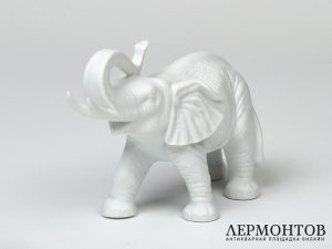 Статуэтка «Слон». Фарфор, Rosenthal, Германия, XX век