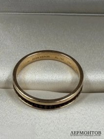 Мужское кольцо «Quatre Classique». Золото 750 пробы, керамика, Boucheron