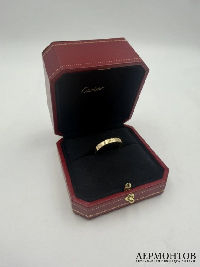 Кольцо «Love». Жёлтое золото 750 пробы, Cartier