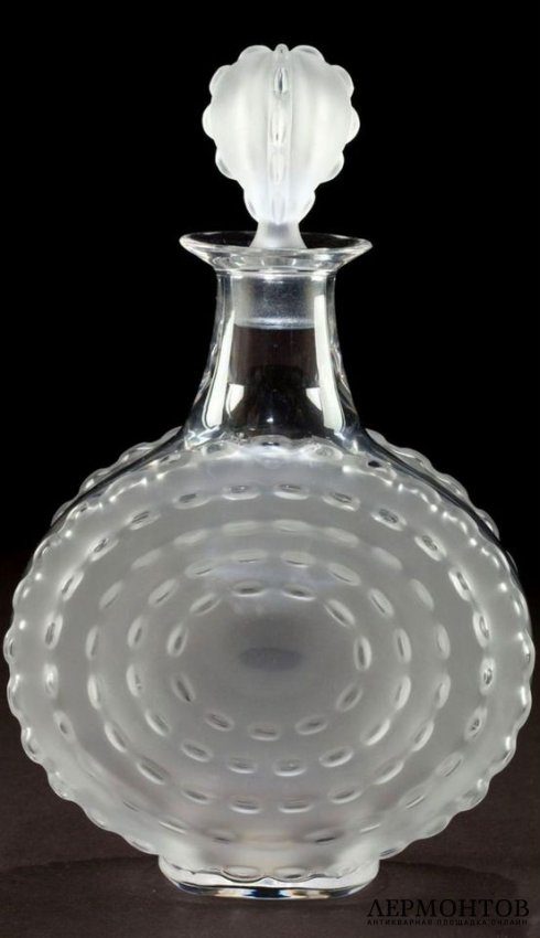 Декантер для вина. Хрусталь, Lalique, Франция, 20 век