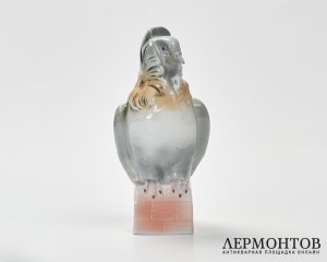 Статуэтка «Голубь-якобинец». Фарфор, Wagner & Apel, Германия, конец XX века