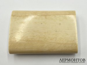 Портсигар с накладками. Россия, нач. 20 века. Кость, золото 56 пробы, бриллиант.
