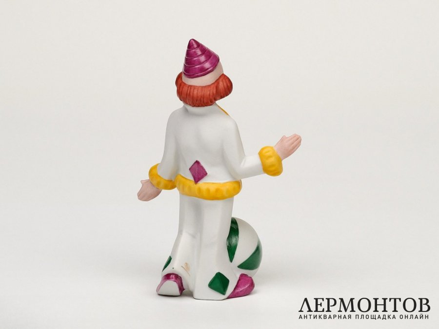 Статуэтка «Клоун с мячом». Фарфор, Hutschenreuther, Германия, 1985 год
