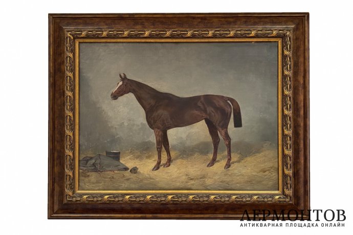 Картина Лошадь. Вторая половина 19 века. Холст, масло.