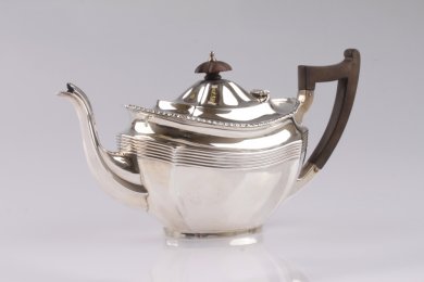 Чайник Barker Brothers. Серебро 925. Англия