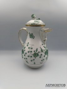 Кофейник «Индийская живопись». Фарфор, роспись, Meissen, Германия, 2-я половина 20 века