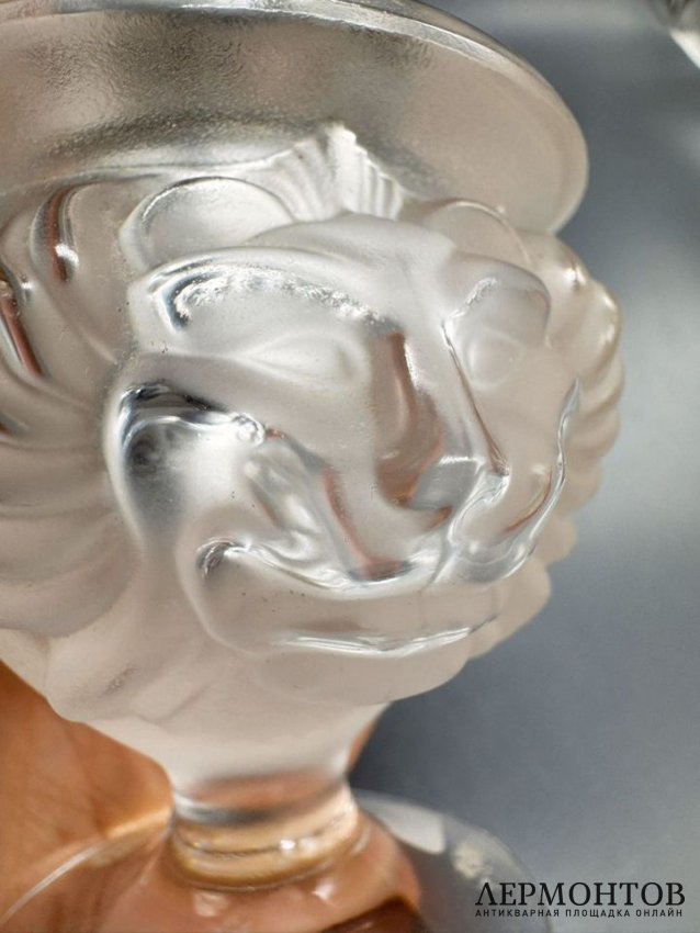 Зажигалка «Лев». Хрусталь, Lalique, Франция, 20 век