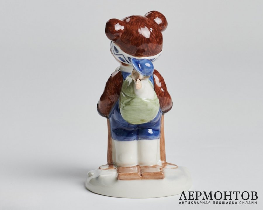 Статуэтка «Freddie» из серии Teddy Collection. Фарфор, Bing & Grøndahl, Дания
