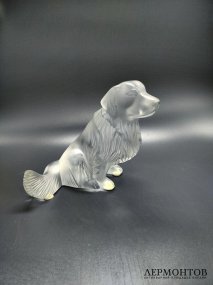 Статуэтка «Ретривер». Хрусталь, Lalique, Франция