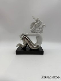 Статуэтка «Illusion» (Русалка). Фарфор, платиновый люстр, дерево, Lladro, Испания