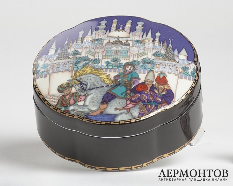 Шкатулка «Жар-птица». Фарфор, Heinrich, Villeroy & Boch, Германия, 1980-е годы