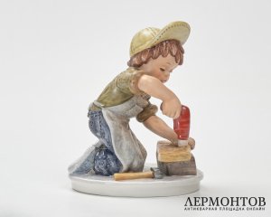Статуэтка «Маленький мастер». Фарфор, Goebel, Германия, 1979–1990 годы